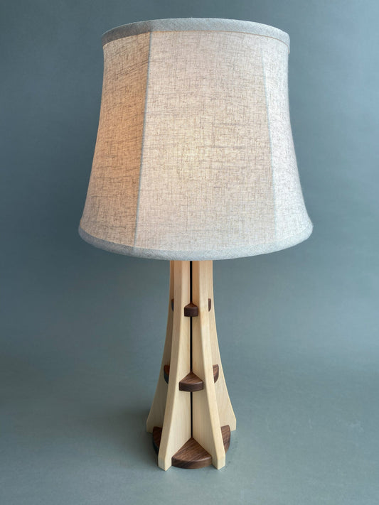 Handmade Hardwood Table Lamp