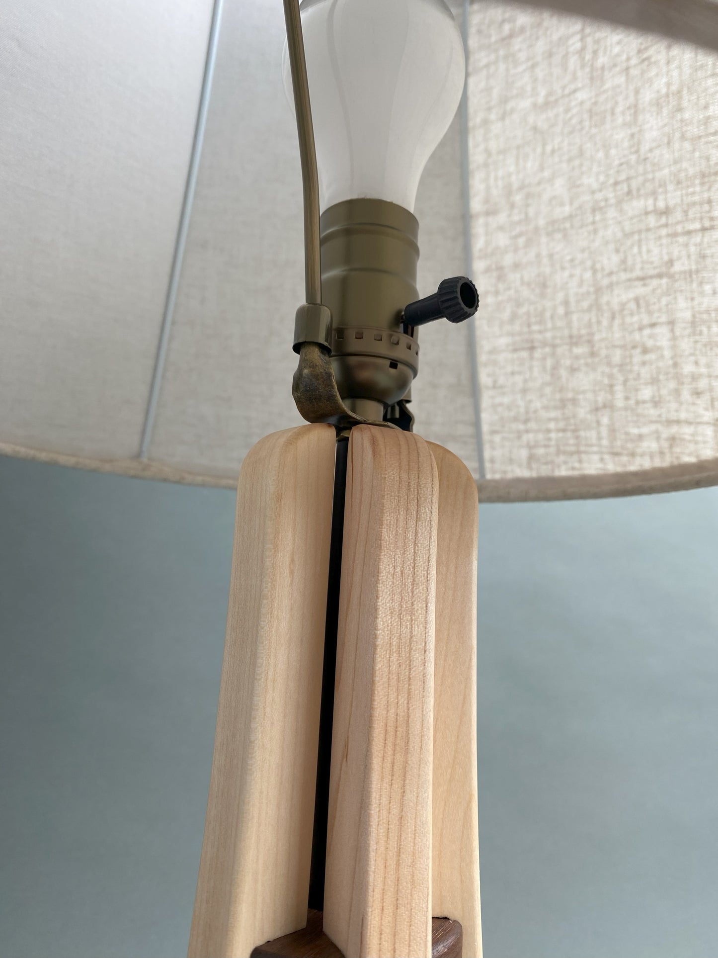Handmade Hardwood Table Lamp