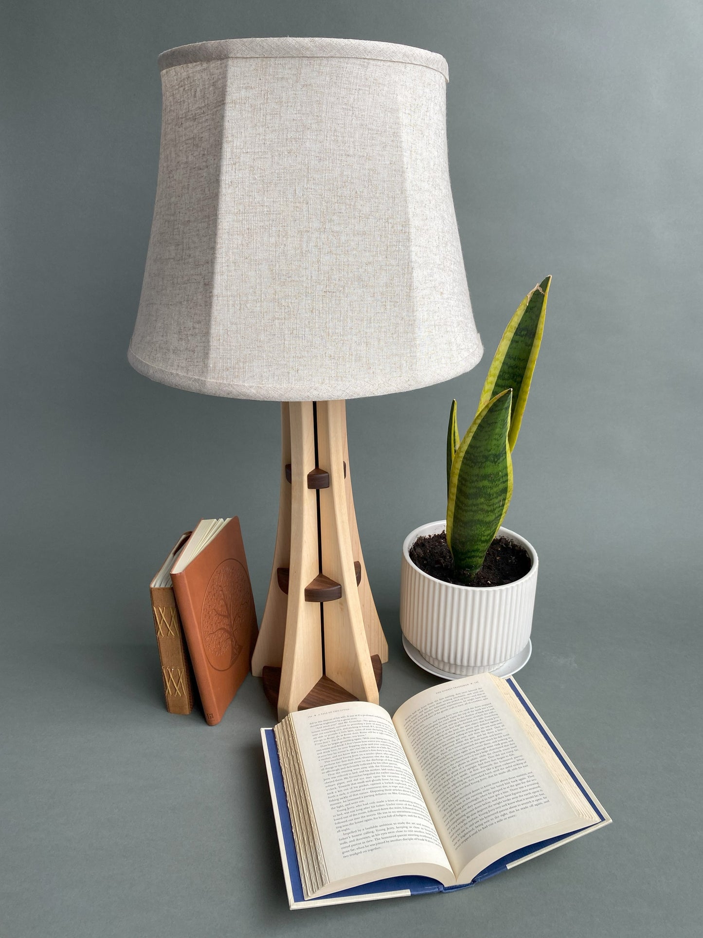 Handmade Hardwood Table Lamp